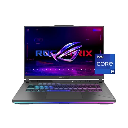 ASUS ROG Strix G16 (2024) Gaming Laptop, 16” ROG Nebula Display 16:10 QHD 240Hz, NVIDIA® GeForce RTX™ 4070, Intel® Core™ i9-14900HX, 16GB DDR5-5600, 1TB PCIe Gen4 SSD, Wi-Fi 6E, Win 11, G614JIR-AS94