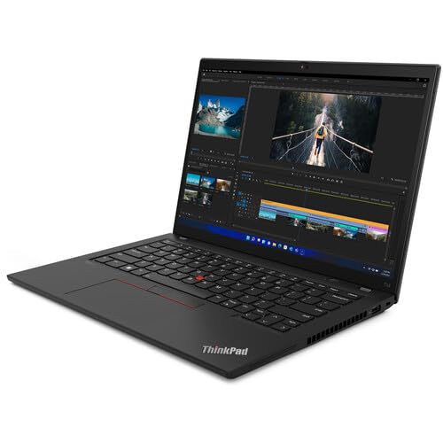 Lenovo 2023 ThinkPad T14 G3 14" WUXGA IPS Touch Laptop 12-Core Intel i7-1260P Iris Xe Graphics 48GB DDR4 2TB NVMe SSD WIFI 6E RJ45 HDMI Thunderbolt4 Fingerprint Backlit Windows 10 Pro w/RE USB