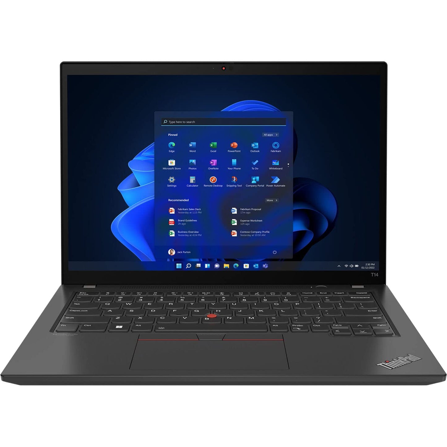 Lenovo 2023 ThinkPad T14 G3 14" WUXGA IPS Touch Laptop 12-Core Intel i7-1260P Iris Xe Graphics 48GB DDR4 2TB NVMe SSD WIFI 6E RJ45 HDMI Thunderbolt4 Fingerprint Backlit Windows 10 Pro w/RE USB