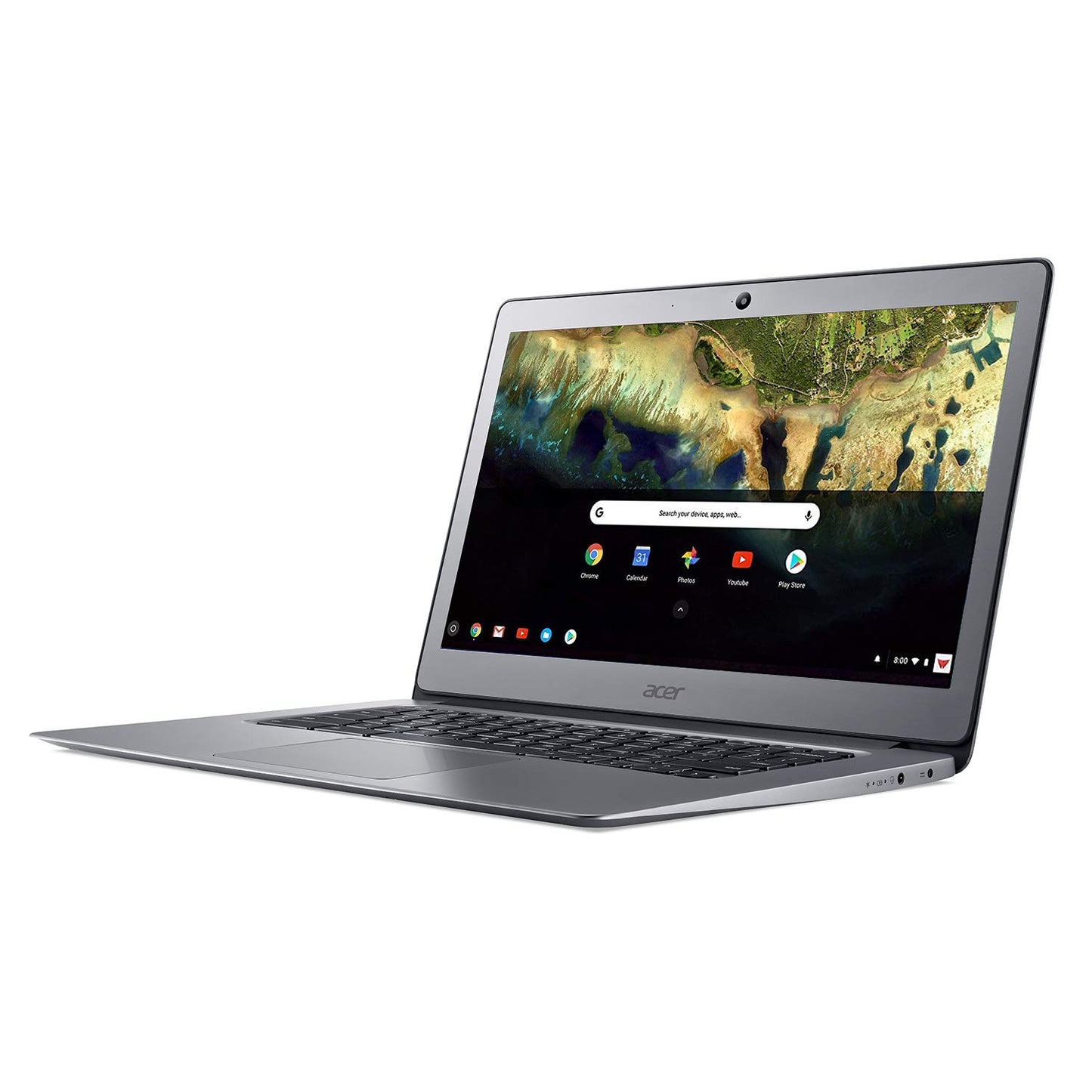 Acer Chromebook 14, Celeron N3160, 14" Full HD, 4GB LPDDR3, 16GB eMMC, CB3-431-C9W7 Bundle, Silver