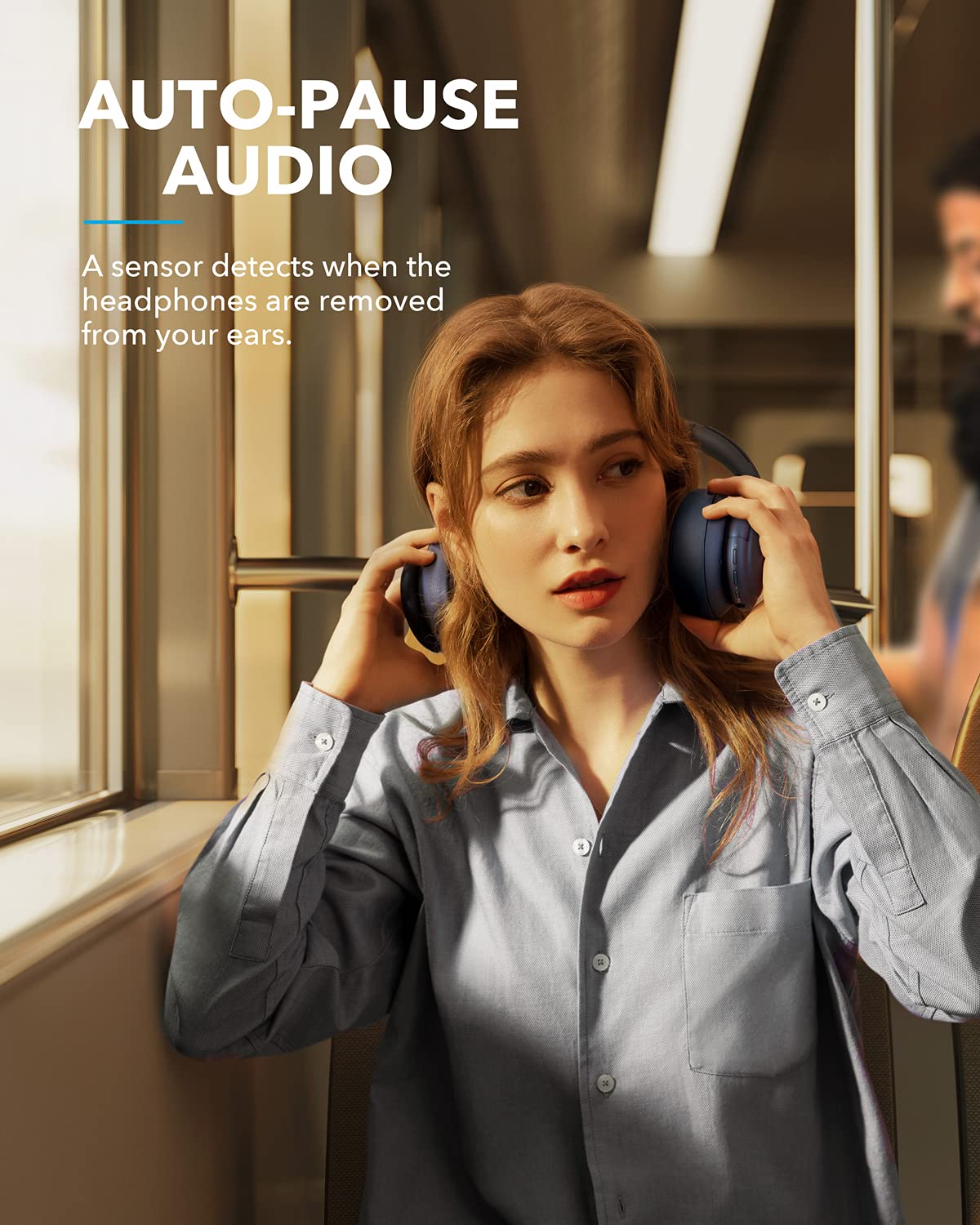 Soundcore by Anker Life Q35 Multi Mode Active Noise Cancelling Bluetooth Headphones with LDAC for Hi Res Wireless Audio, 40H Playtime, Comfortable Fit, Clear Calls, for Home, Work, Travel