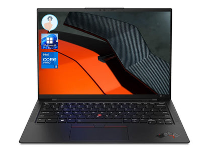 Lenovo ThinkPad X1 Carbon Gen 10 Business Laptop, 14" WUXGA IPS Touchscreen, Core i7-1270P vPro Processor, Windows 11 Pro, 32GB RAM, 512GB SSD, WIFI, Bluetooth, Webcam, Long Battery Life, TDU