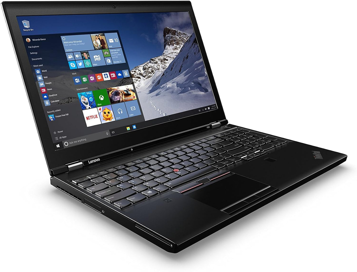 Lenovo ThinkPad P50 20EN0013US 15.6" Laptop - Intel Core i7-6700HQ (4core 2.60 GHz), 8GB RAM, 500GB Hard Drive, NVIDIA Quadro M1000M 2GB